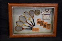 CONTEMPORARY SHADOW BOX - TENNIS DISPLAY