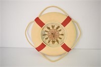 NAUTICAL DECORATIVE CLOCK - 9.5" - WORKING