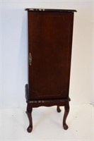 MAHOGANY FINISH   JEWELRY CABINET