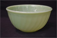 FIRE KING JADITE BOWL - MINOR NIC ON BASE - 7"