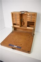 INSTRUMENT  CASE WITH DRAWERS