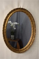 OVAL MIRROR    22 X 16.5" MADE BY ARTLIGHT CO