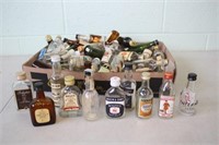 Empty Miniature Liquor Bottles