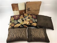 Decorative Pillows (One Leather)