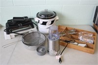 Kitchen Items Including Crock Pot