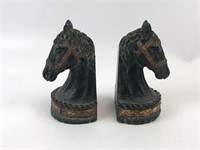Horse Figure Bookends 7.5"