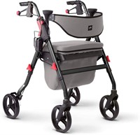 Medline Premium Empower Rollator Walker with Seat,