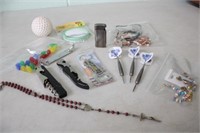 Cricket Lighter, Openers, Rosary, Darts & More