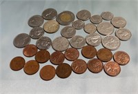 (34) Canadian Coins