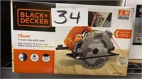 13 AMP CIRCULAR SAW W/LASER-BLACK & DECKER