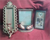Picture, wall sconce, baby picture frame