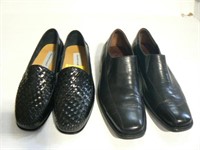 2 PAIR MEN'S DRESS SHOES: DAVID TAYLOE AND