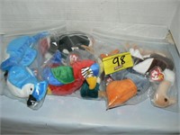 BEANIE BABY GROUP WITH OSTRICH