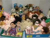 LARGE GROUP TY ATTIC TREASURES, TY BEANIE KIDS