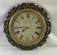Large decorative 22 inch wall clock