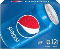 Pepsi Cans, 355mL, 12 Pack