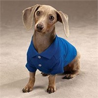 Zack & Zoey MD Cotton Polo Shirt for Dogs, 16"