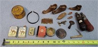 Antique Items- Camel Lighters, Adv. Knife, & More