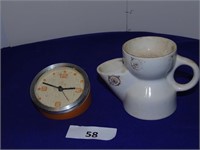 Clock and Mustashe Mug