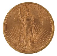 1907 St Gaudens $20.00 Gold Double Eagle