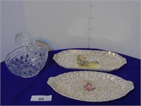 Plates and Glass Basket