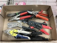 Various wire cutters and cutters