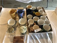 Assorted Mugs and Coasters