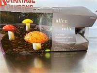 Allen & Roth 3ct solar mushroom lights