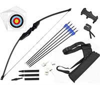 DOSTYLE Archery Set: Bow, Arrows, Quiver Targets