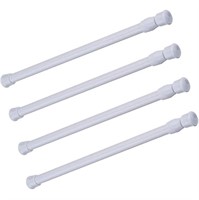 New qinsou Tension Rods, 4 Pack Adjustable Spring