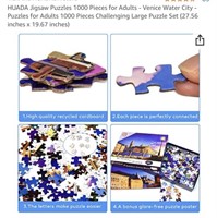 New HUADA Jigsaw Puzzles 1000 Pieces for Adults -