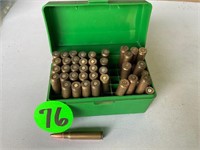 (25) Rounds 8mm Mauser Ammo and Brass