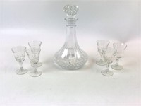 Decanter & Sherry Glasses