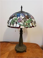 30”  STAINED GLASS TIFFANY STYLE LAMP