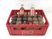 Vintage The Pop Shoppe Vintage Bottles & Crate