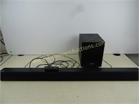 Sanyo Soundbar With Remote, and Sub Untested