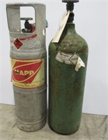 Lot - LP gas tank & oxygen tank