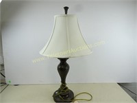 Table Lamp With Shade Untested 30" Tall