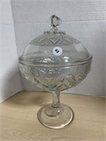 Pressed Glass Compote - Bryce Higbee 1888 - Grand