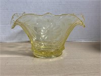 Yellow Glass Bowl - Hughes Cornflower