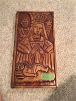 wood carving Virgin High Grace - Dom Republic