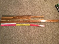 yard sticks & rulers