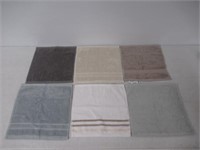 (6) 13 x 13 inches Washcloth Assorted Colors