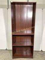 Laminated pressed board bookshelf