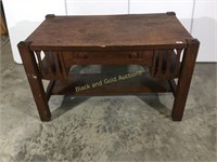 Vintage Mission style Library Table