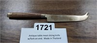 ANTIQUE THAILAND MEAT SLICING  KNIFE WITH FORK END