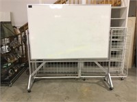 6'x4' large dry erase white board.