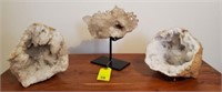 CRYSTAL GEODE DECOR PCS