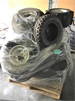 Pallet of 4-Wheeler Tires & Rims