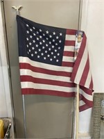USA FLAG WITH NEW POLE & EAGLE HOLDER FOR ?